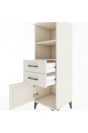 Hyperion Dolap 2 Raflı 2 Çekmeceli Tek Kapaklı 44x44x134 - S49M018V1B