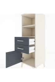 Hyperion Dolap 2 Raflı 2 Çekmeceli Tek Kapaklı 44x44x134 - S49M018V2B