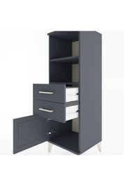 Hyperion Dolap 2 Raflı 2 Çekmeceli Tek Kapaklı 44x44x134 - S49M018V5B