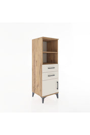 Hyperion Dolap 2 Raflı 2 Çekmeceli Tek Kapaklı 44x44x134 - S49M018V7B