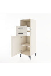 Hyperion Dolap 2 Raflı 2 Çekmeceli Tek Kapaklı 44x44x134 - S49M019V1B