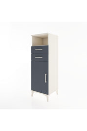 Hyperion Dolap 2 Raflı 2 Çekmeceli Tek Kapaklı 44x44x134 - S49M019V2B