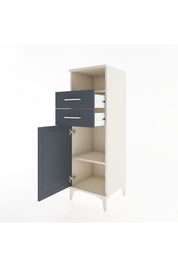 Hyperion Dolap 2 Raflı 2 Çekmeceli Tek Kapaklı 44x44x134 - S49M019V2B