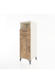 Hyperion Dolap 2 Raflı 2 Çekmeceli Tek Kapaklı 44x44x134 - S49M019V3B