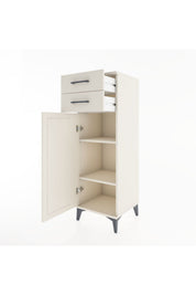 Hyperion Dolap 2 Raflı 2 Çekmeceli Tek Kapaklı 44x44x134 - S49M020V1B