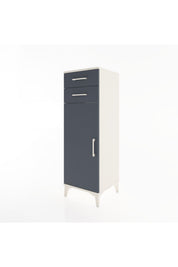 Hyperion Dolap 2 Raflı 2 Çekmeceli Tek Kapaklı 44x44x134 - S49M020V2B