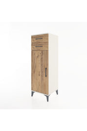 Hyperion Dolap 2 Raflı 2 Çekmeceli Tek Kapaklı 44x44x134 - S49M020V3B