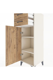Hyperion Dolap 2 Raflı 2 Çekmeceli Tek Kapaklı 44x44x134 - S49M020V3B
