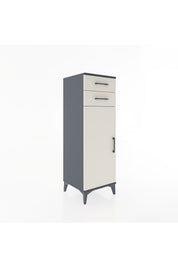 Hyperion Dolap 2 Raflı 2 Çekmeceli Tek Kapaklı 44x44x134 - S49M020V4B