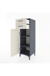 Hyperion Dolap 2 Raflı 2 Çekmeceli Tek Kapaklı 44x44x134 - S49M020V4B