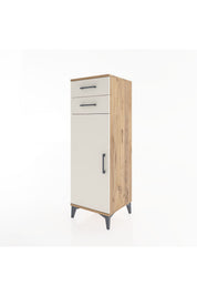 Hyperion Dolap 2 Raflı 2 Çekmeceli Tek Kapaklı 44x44x134 - S49M020V7B