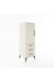 Hyperion Dolap 2 Raflı 3 Çekmeceli Tek Kapaklı 44x44x134 - S49M021V1B