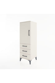 Hyperion Dolap 2 Raflı 3 Çekmeceli Tek Kapaklı 44x44x134 - S49M021V1B