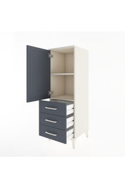 Hyperion Dolap 2 Raflı 3 Çekmeceli Tek Kapaklı 44x44x134 - S49M021V2B
