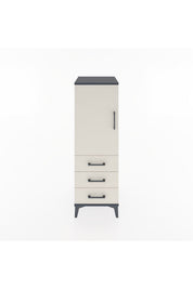 Hyperion Dolap 2 Raflı 3 Çekmeceli Tek Kapaklı 44x44x134 - S49M021V4B