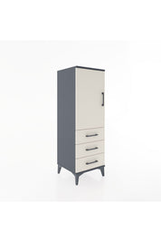 Hyperion Dolap 2 Raflı 3 Çekmeceli Tek Kapaklı 44x44x134 - S49M021V4B