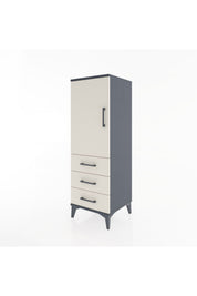 Hyperion Dolap 2 Raflı 3 Çekmeceli Tek Kapaklı 44x44x134 - S49M021V4B