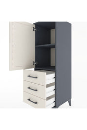Hyperion Dolap 2 Raflı 3 Çekmeceli Tek Kapaklı 44x44x134 - S49M021V4B