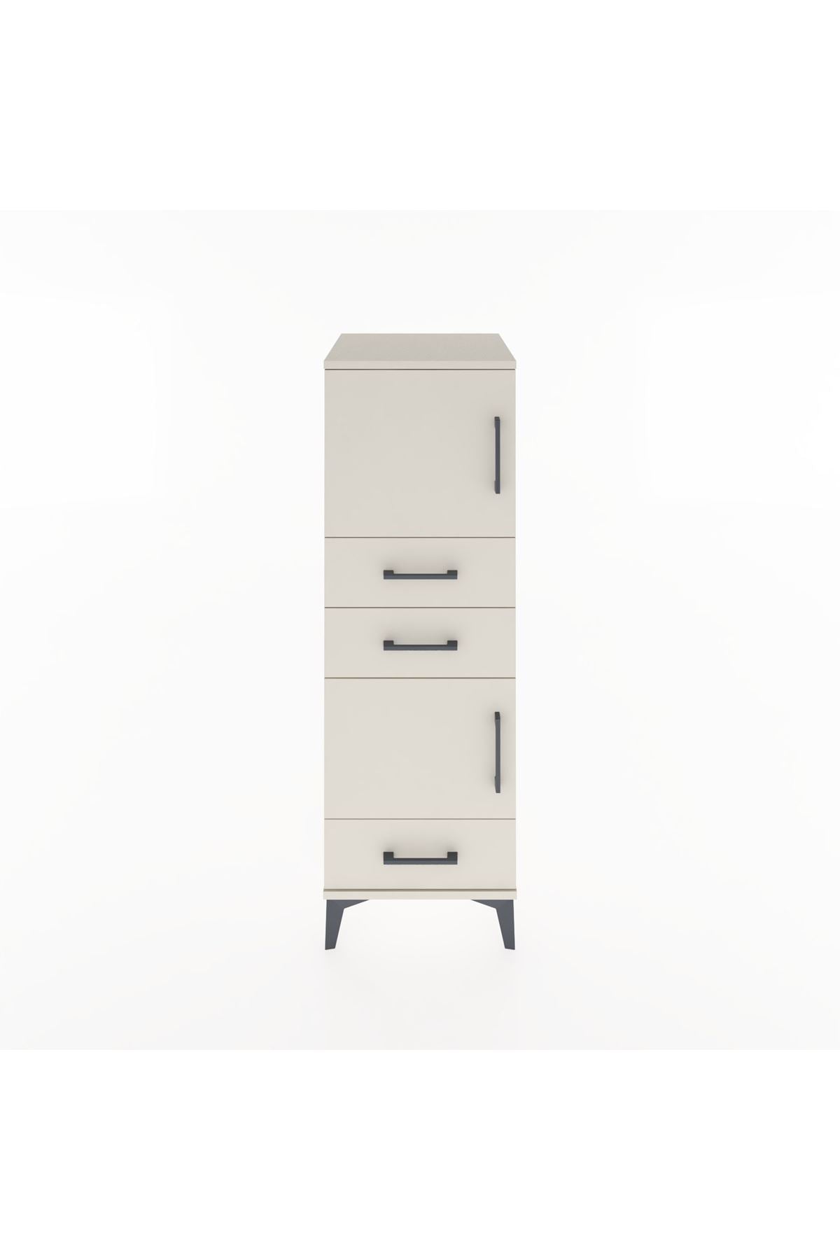 Hyperion Dolap 2 Raflı 3 Çekmeceli 2 Kapaklı 44x44x134 - S49M022V1B