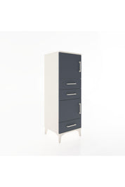 Hyperion Dolap 2 Raflı 3 Çekmeceli 2 Kapaklı 44x44x134 - S49M022V2B