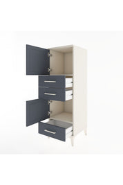 Hyperion Dolap 2 Raflı 3 Çekmeceli 2 Kapaklı 44x44x134 - S49M022V2B