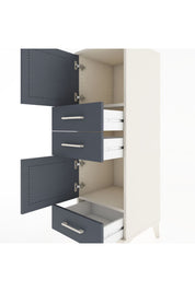Hyperion Dolap 2 Raflı 3 Çekmeceli 2 Kapaklı 44x44x134 - S49M022V2B