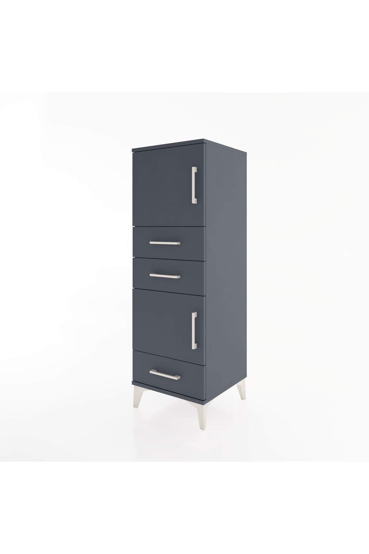 Hyperion Dolap 2 Raflı 3 Çekmeceli 2 Kapaklı 44x44x134 - S49M022V5B