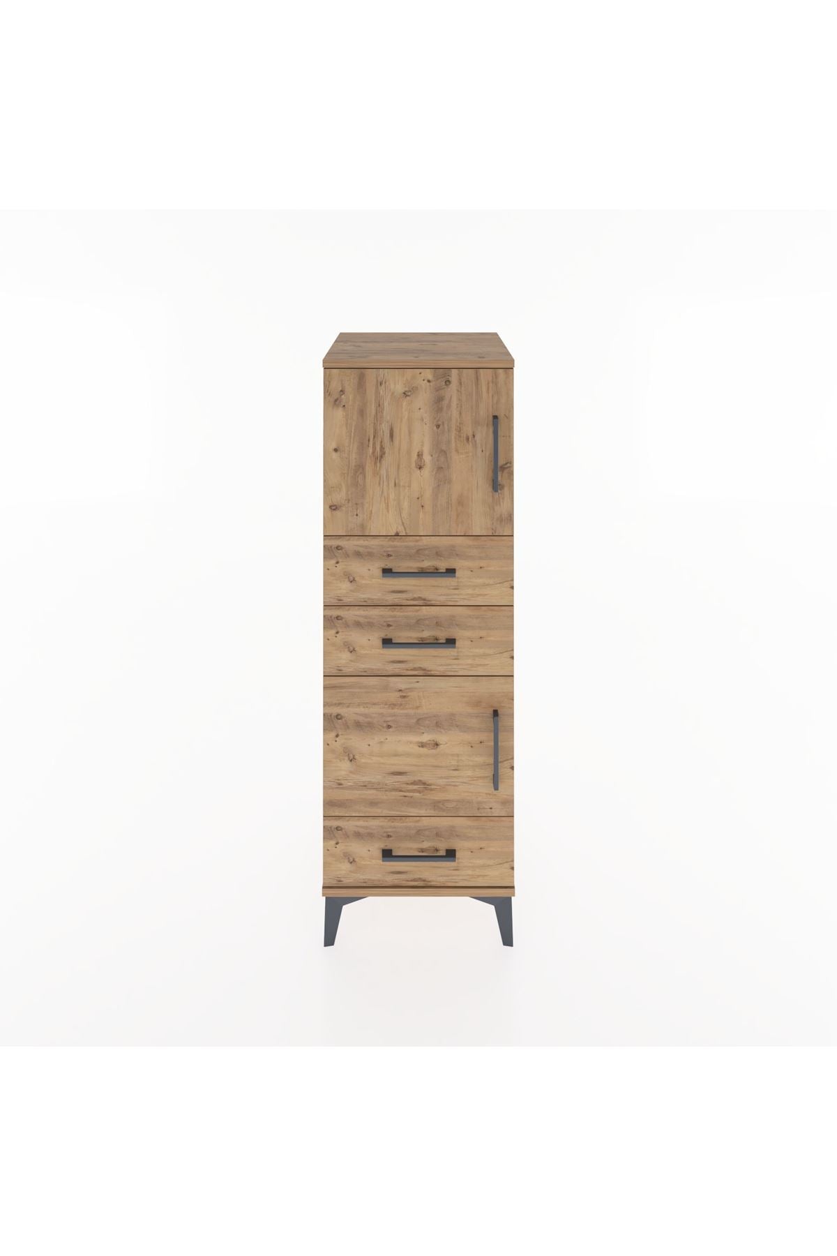 Hyperion Dolap 2 Raflı 3 Çekmeceli 2 Kapaklı 44x44x134 - S49M022V9B