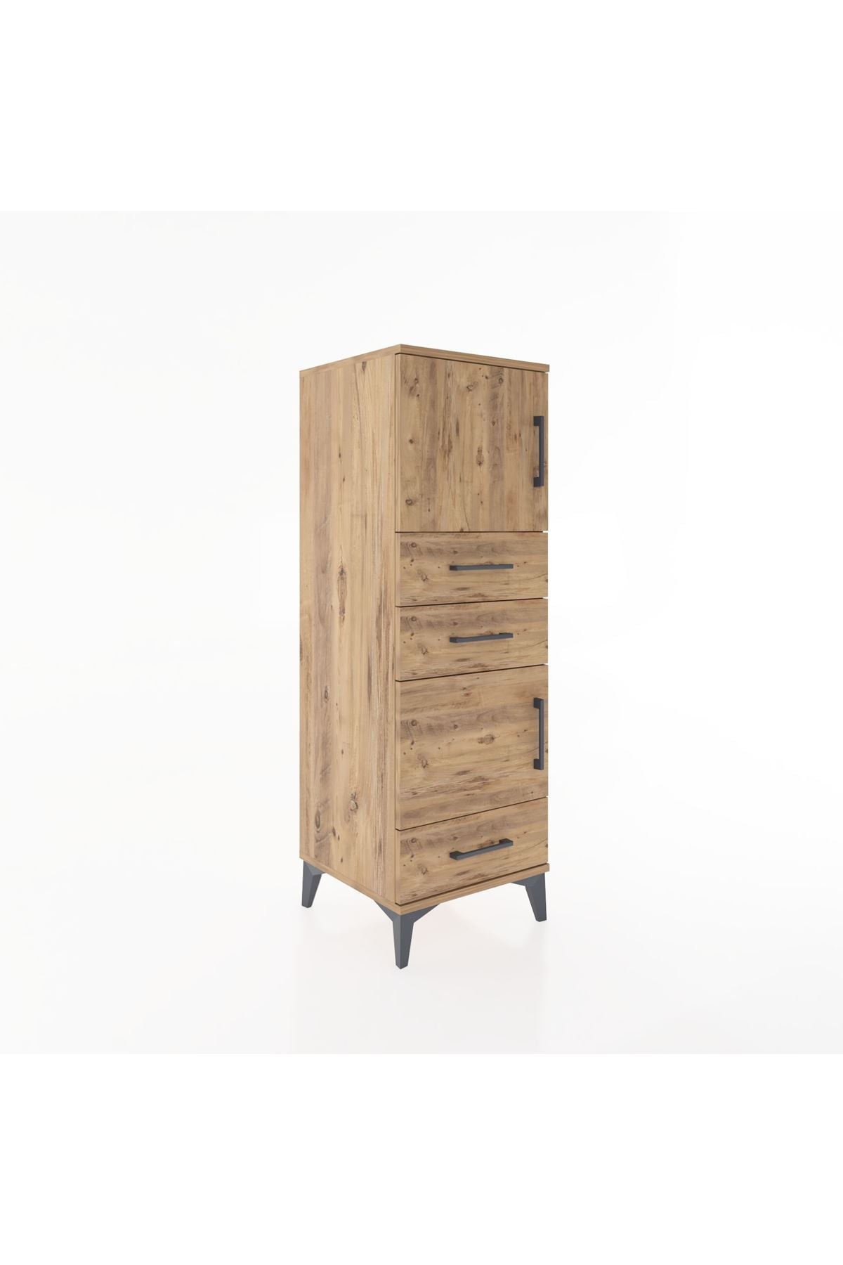 Hyperion Dolap 2 Raflı 3 Çekmeceli 2 Kapaklı 44x44x134 - S49M022V9B