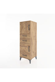 Hyperion Dolap 2 Raflı 3 Çekmeceli 2 Kapaklı 44x44x134 - S49M022V9B