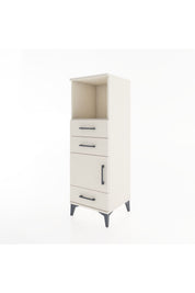 Hyperion Dolap 2 Raflı 3 Çekmeceli Tek Kapaklı 44x44x134 - S49M023V1B