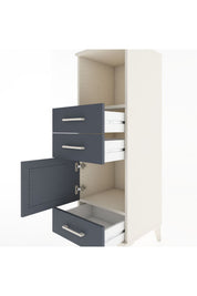 Hyperion Dolap 2 Raflı 3 Çekmeceli Tek Kapaklı 44x44x134 - S49M023V2B