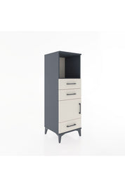 Hyperion Dolap 2 Raflı 3 Çekmeceli Tek Kapaklı 44x44x134 - S49M023V4B