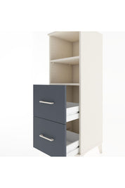 Hyperion Dolap 2 Raflı 2 Çekmeceli 44x44x134 - S49M025V2B