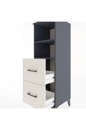 Hyperion Dolap 2 Raflı 2 Çekmeceli 44x44x134 - S49M025V4B