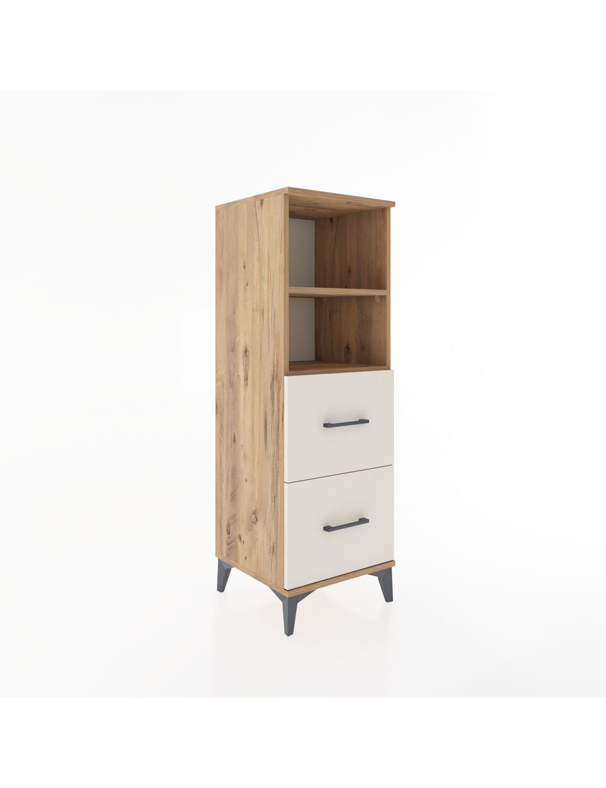 Hyperion Dolap 2 Raflı 2 Çekmeceli 44x44x134 - S49M025V7B