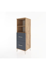 Hyperion Dolap 2 Raflı 2 Çekmeceli 44x44x134 - S49M025V8B