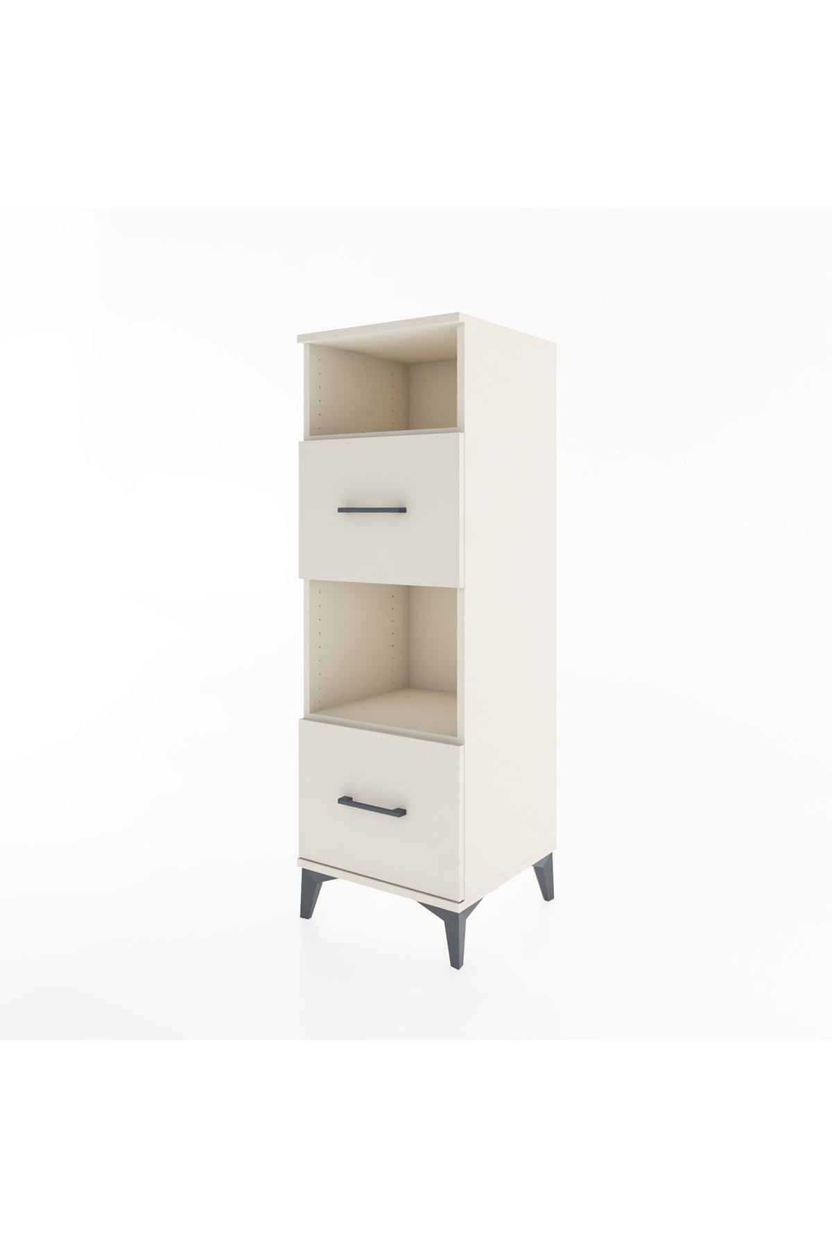 Hyperion Dolap 2 Raflı 2 Çekmeceli 44x44x134 - S49M026V1B