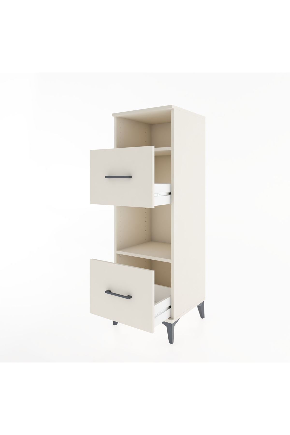 Hyperion Dolap 2 Raflı 2 Çekmeceli 44x44x134 - S49M026V1B