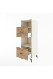 Hyperion Dolap 2 Raflı 2 Çekmeceli 44x44x134 - S49M026V3B