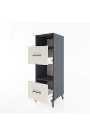 Hyperion Dolap 2 Raflı 2 Çekmeceli 44x44x134 - S49M026V4B