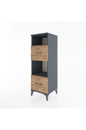 Hyperion Dolap 2 Raflı 2 Çekmeceli 44x44x134 - S49M026V6B