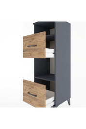Hyperion Dolap 2 Raflı 2 Çekmeceli 44x44x134 - S49M026V6B