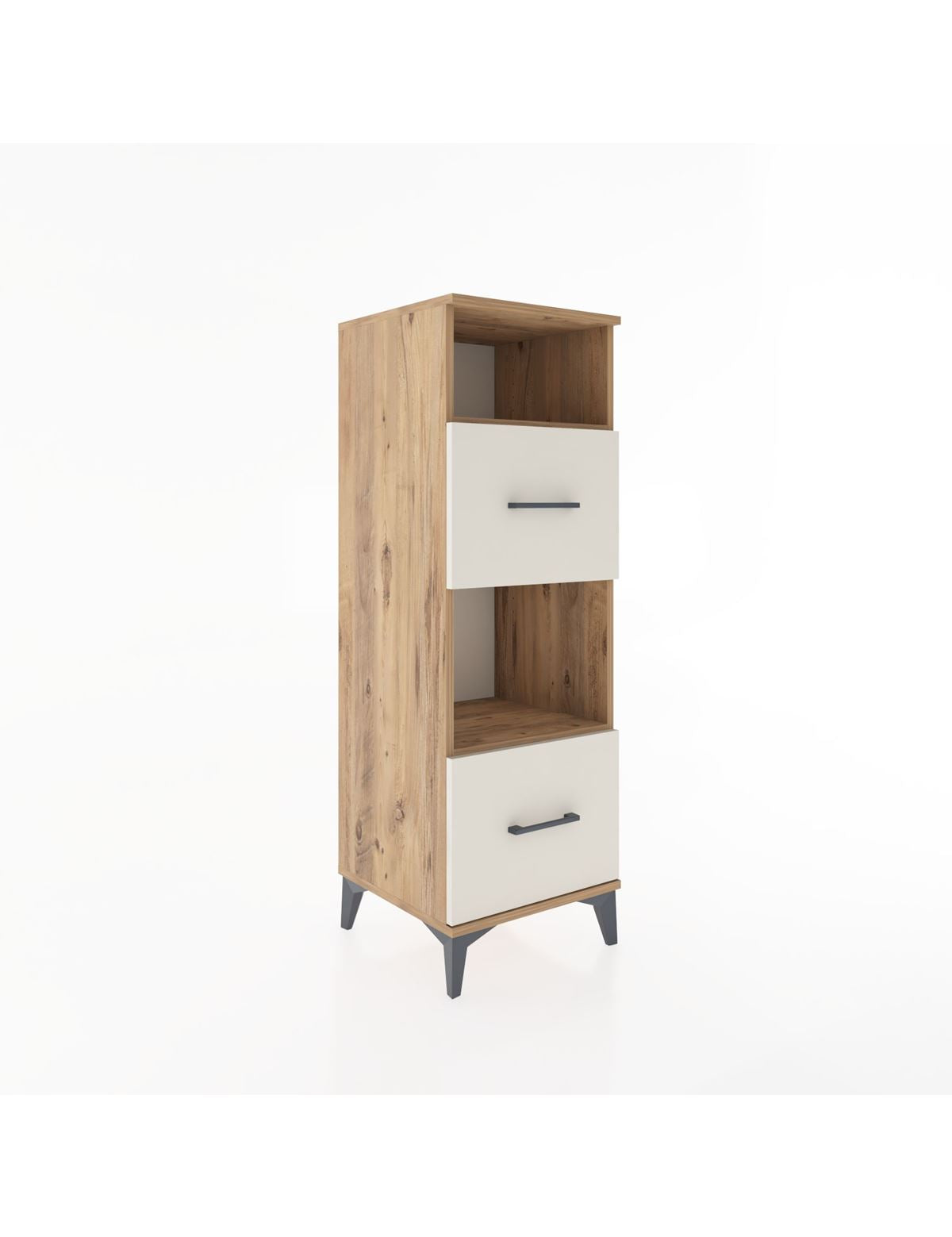 Hyperion Dolap 2 Raflı 2 Çekmeceli 44x44x134 - S49M026V7B