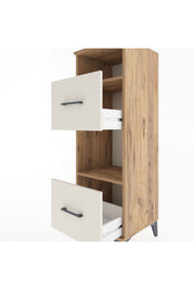 Hyperion Dolap 2 Raflı 2 Çekmeceli 44x44x134 - S49M026V7B