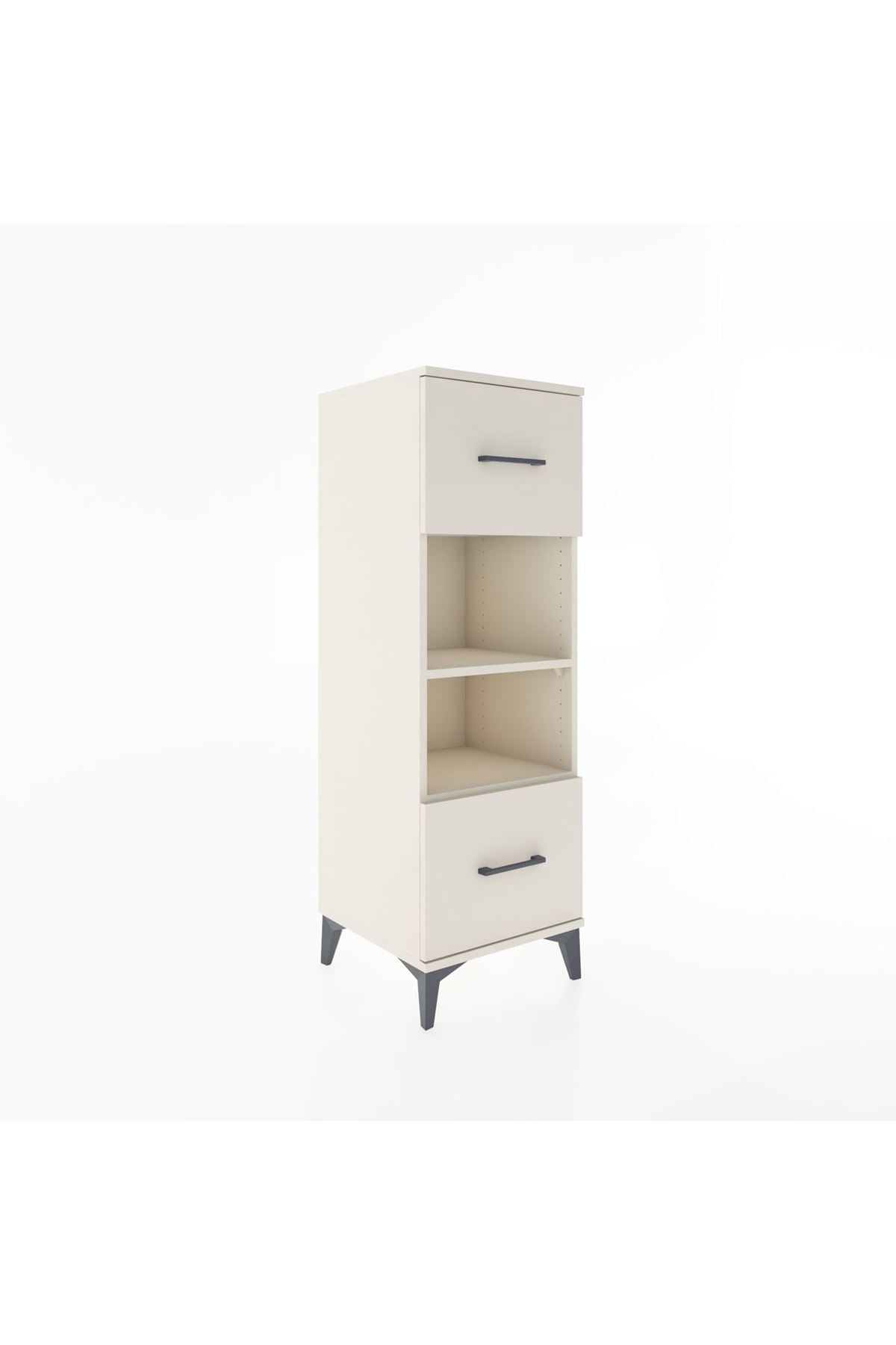 Hyperion Dolap 2 Raflı 2 Çekmeceli 44x44x134 - S49M027V1B