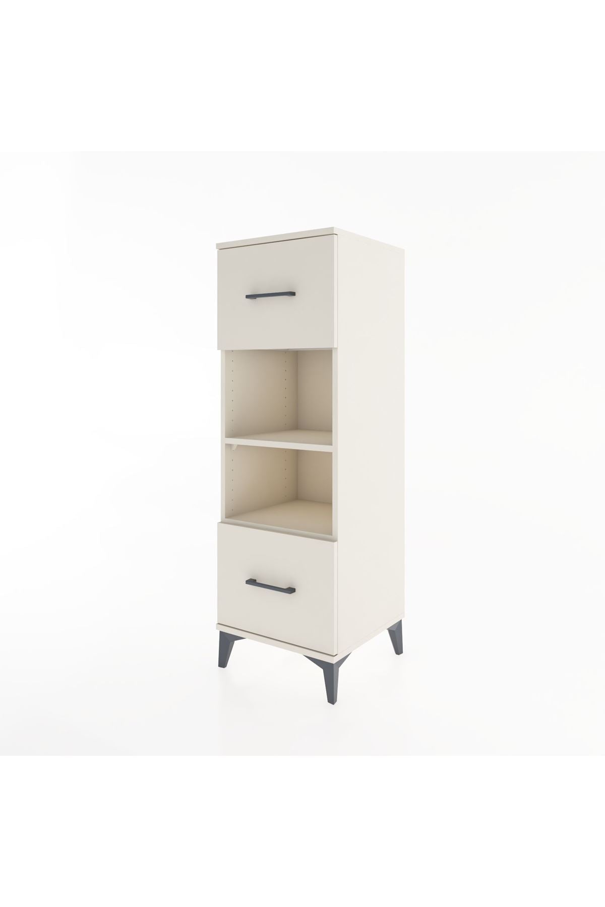 Hyperion Dolap 2 Raflı 2 Çekmeceli 44x44x134 - S49M027V1B