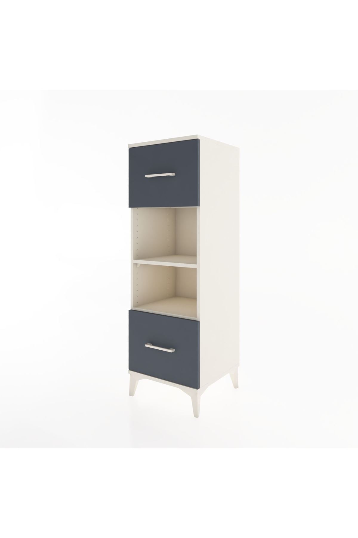 Hyperion Dolap 2 Raflı 2 Çekmeceli 44x44x134 - S49M027V2B