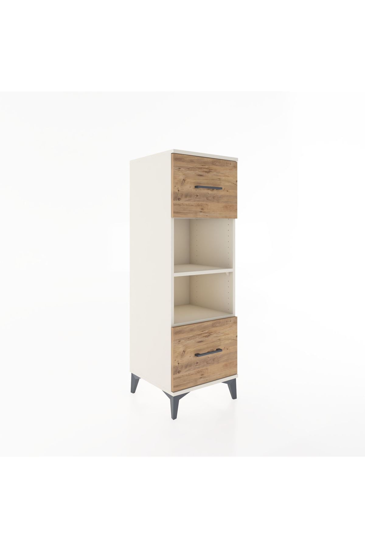 Hyperion Dolap 2 Raflı 2 Çekmeceli 44x44x134 - S49M027V3B