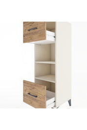 Hyperion Dolap 2 Raflı 2 Çekmeceli 44x44x134 - S49M027V3B